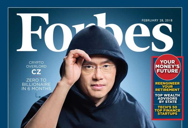 Binance đầu tư 200 triệu USD vào tạp chí Forbes.