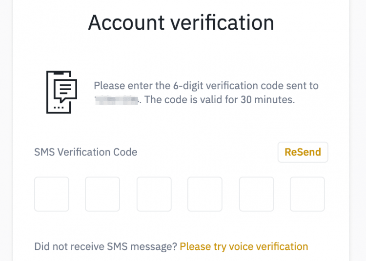 How to register Binance with a mobile phone
