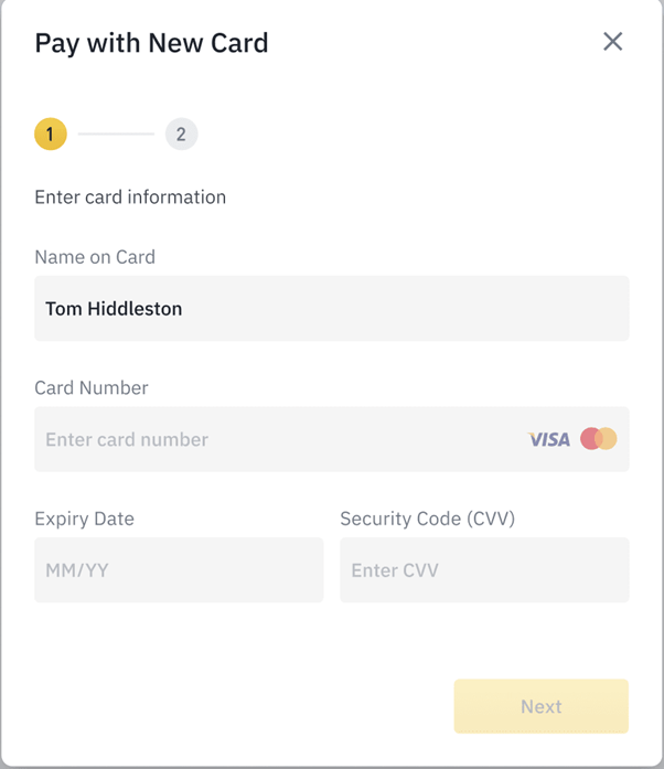 How do you fill out credit card details?
