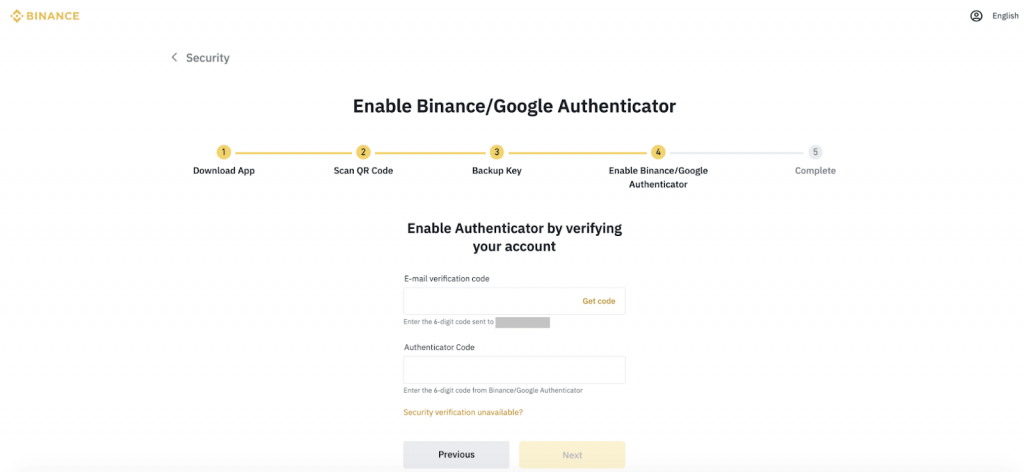 Verifying your account