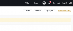 How to access Binance Convert Web