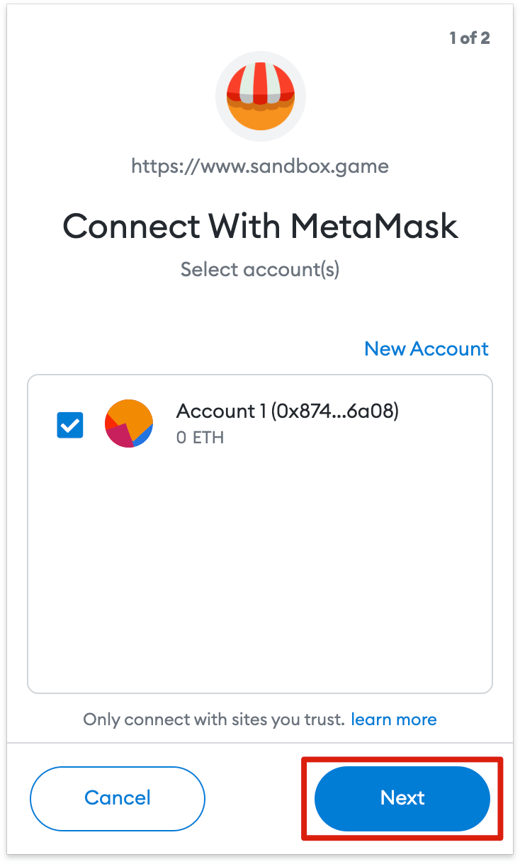 Connect with MetaMask