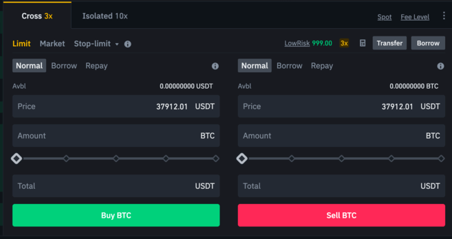 Back to trade on Margin