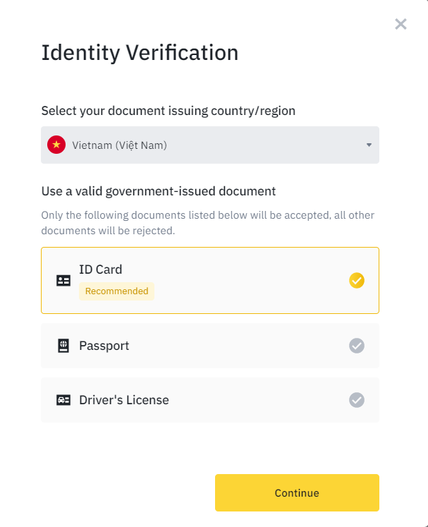 KYC Guide - Identity Verification on Binance