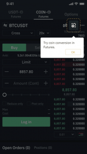 How to access Binance Convert app version