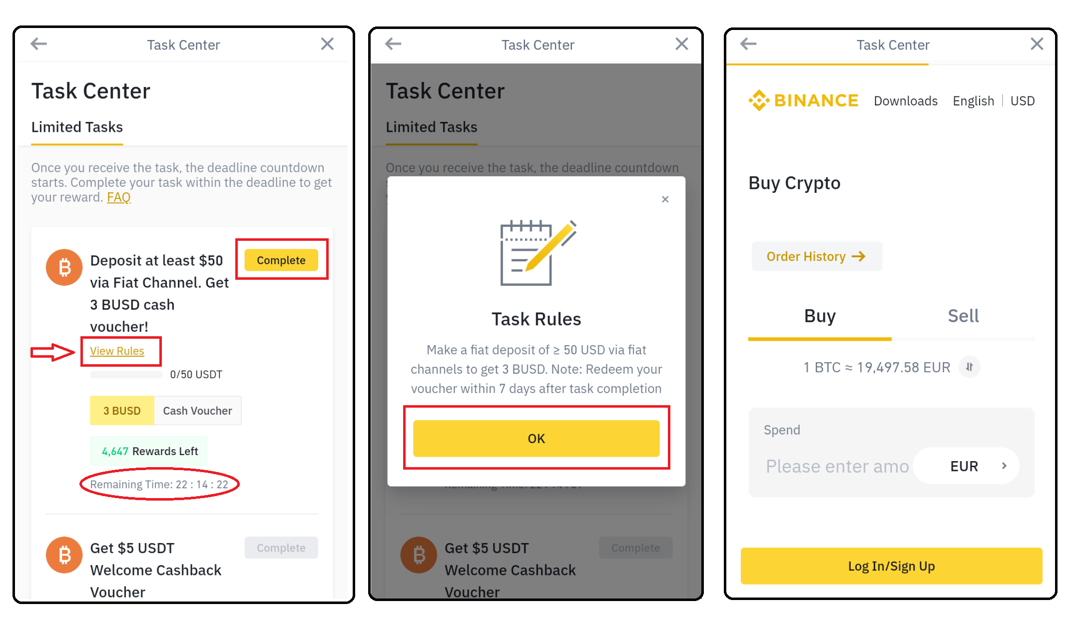 Reward center and task center on Binance - Wiki Binance