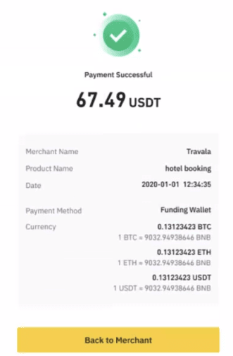 Select [Spot Wallet] as your payment method.