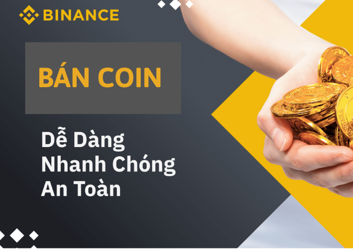 Hướng dẫn bán Coin trên sàn Binance