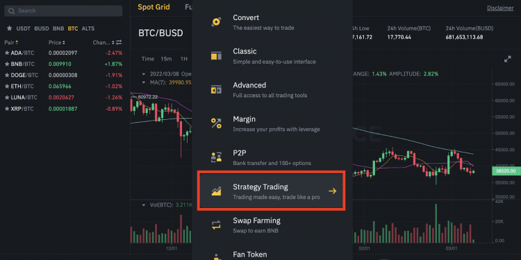 spot grid trading parameters