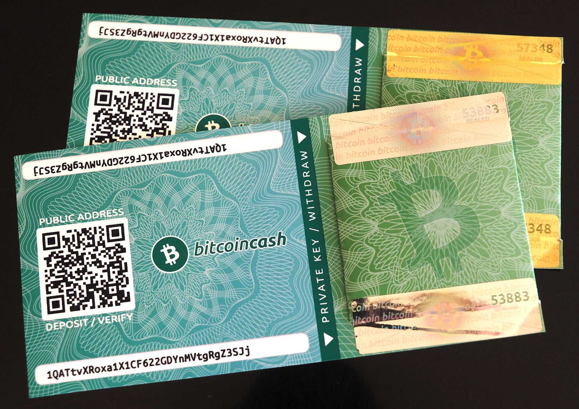 Paper wallet