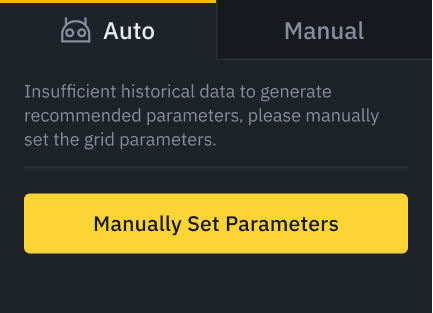 Hướng dẫn sử dụng các tham số tự động trong giao dịch lưới Spot