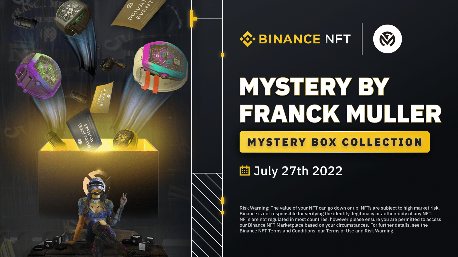 Binance ra mắt bộ sưu tập Mystery by Franck Muller
