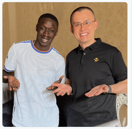 Black brother Khaby Lame becomes Binance's Brand Ambassador