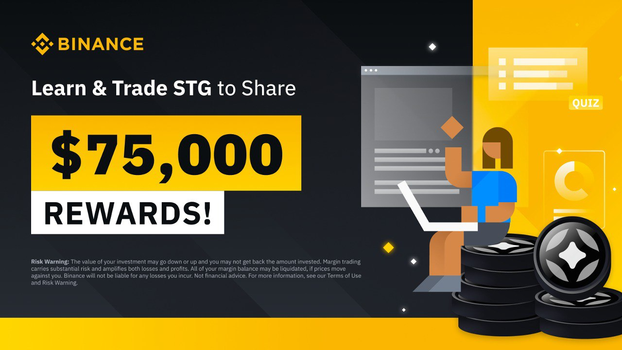Cơ hội nhận thưởng 75000 đô khi tìm hiểu và giao dịch STG